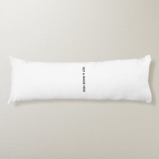 Coussins Longs Créez votre propre blanc (Devant)