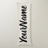 Coussins Longs Crème de lin personnalisée (Devant (Vertical))