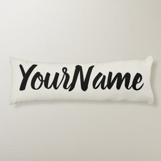 Coussins Longs Crème de lin personnalisée (Devant)