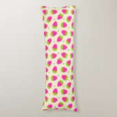 Coussins Longs Crème fraise (Devant (Vertical))