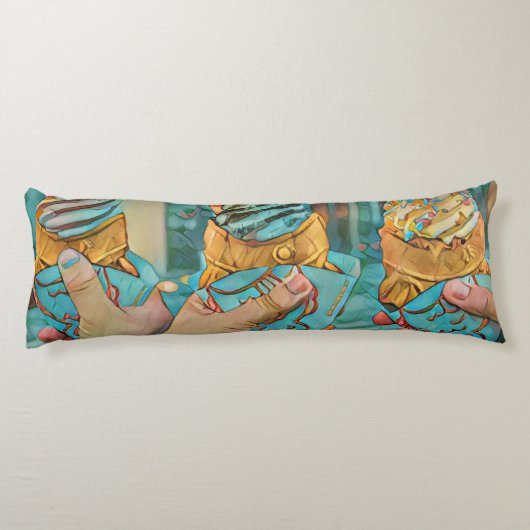 Coussins Longs Crème glacée au chocolat (Dos)