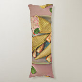 Coussins Longs Crème glacée aux fraises (devant Vertical)