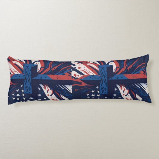Coussins Longs Croix américaine (Dos)