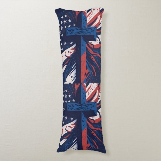 Coussins Longs Croix américaine (Devant (Vertical))