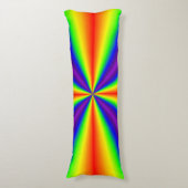 Coussins Longs Croix arc-en-ciel (Devant (Vertical))