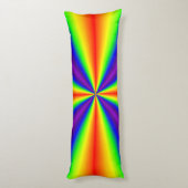 Coussins Longs Croix arc-en-ciel (Dos (Vertical))