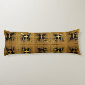 Coussins Longs Croix d'or fractée (Dos)