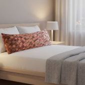 Coussins Longs "Cube 3D géométrique Mocha Mousse tendance