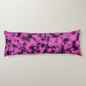 Coussins Longs Cubisme noir rose Motif Abstrait (Dos)