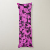 Coussins Longs Cubisme noir rose Motif Abstrait (Dos (Vertical))