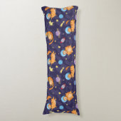 Coussins Longs Cuisine Space Chats Corps Oreiller (Devant (Vertical))