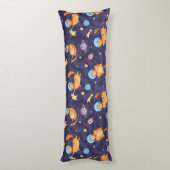 Coussins Longs Cuisine Space Chats Corps Oreiller (Dos (Vertical))