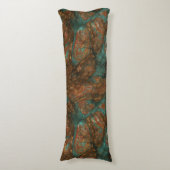 Coussins Longs Cuivre et pierre turquoise Abstrait (Devant (Vertical))