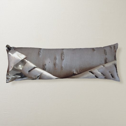Coussins Longs Curly Birch Bark Tree Rustic Body Pillow (Dos)