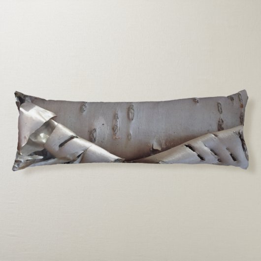 Coussins Longs Curly Birch Bark Tree Rustic Body Pillow (Devant)