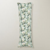 Coussins Longs Cushion d'impression florale d'Eucalyptus (Devant (Vertical))