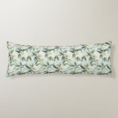 Coussins Longs Cushion d'impression florale d'Eucalyptus (Devant)