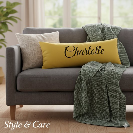 Coussins Longs Custom Name Cozy Body Pillow Personalized Design