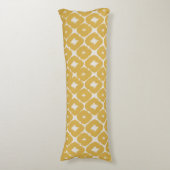 Coussins Longs Customizable Boho Mustard Diamonds Cushion (Devant (Vertical))