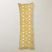 Coussins Longs Customizable Boho Mustard Diamonds Cushion (Dos (Vertical))