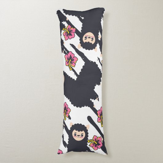 Coussins Longs Cute Alpaca (Devant (Vertical))