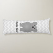 Coussins Longs Cute Australia Baby Koala Bear Ajouter Votre Nom (Dos)