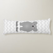 Coussins Longs Cute Australia Baby Koala Bear Ajouter Votre Nom (Devant)