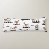 Coussins Longs Cute Basset Hounds (Dos)