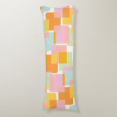 Coussins Longs Cute Boho Retro Pastel Forme géométrique (Devant (Vertical))