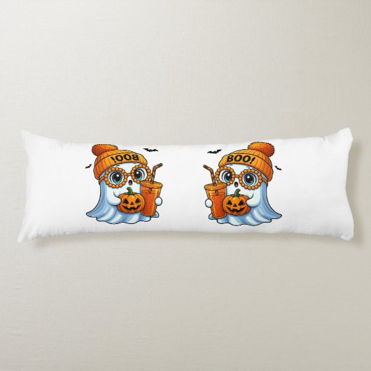 Coussins Longs Cute-Bougee-Fantôme-Halloween (Devant)