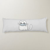 Coussins Longs Cute chat avec poisson Prix (Dos)