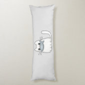 Coussins Longs Cute chat avec poisson Prix (Dos (Vertical))