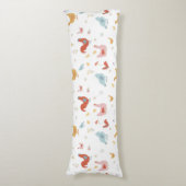 Coussins Longs Cute Chickens Hens and Baby Chicks (Devant (Vertical))