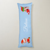 Coussins Longs Cute Elf & Fairy sur oreiller corps bleu clair (Dos (Vertical))