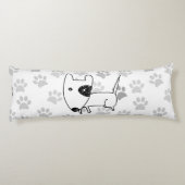 Coussins Longs Cute English Bull Terrier (Dos)