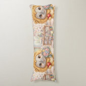 Coussins Longs Cute Fantasy Animal Body Pillow – Apple (devant Vertical)