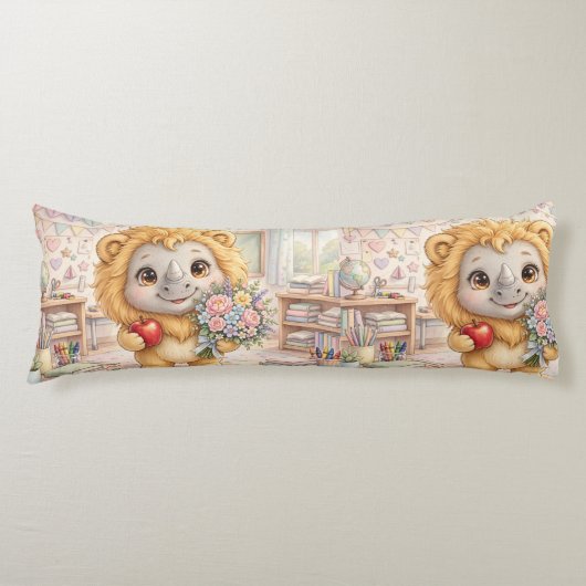 Coussins Longs Cute Fantasy Animal Body Pillow – Apple (Devant)