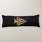 Coussins Longs Cute Guinée Hamster Chiens de Noël Arbre de Noël P (Dos)