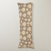 Coussins Longs Cute Hamster Motif Brown (Devant (Vertical))