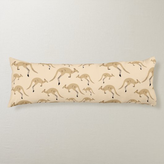 Coussins Longs Cute Motif australien Kangaroo (Devant)