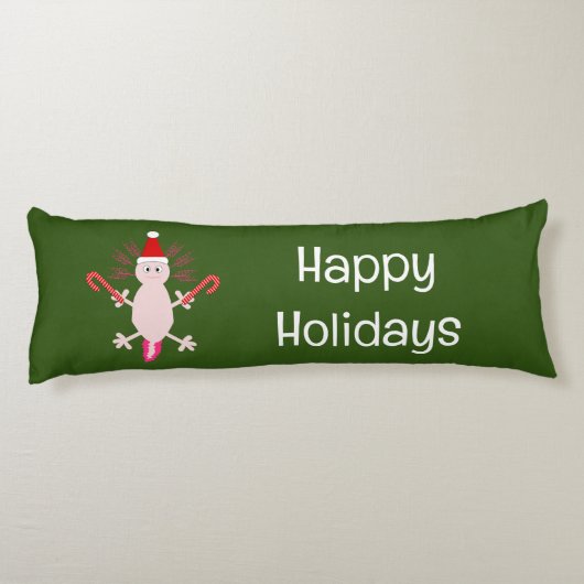 Coussins Longs Cute Noël Axolotl Custom (Dos)