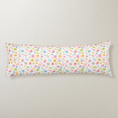 Coussins Longs Cute, poulpe caricaturale avec poisson (Dos)