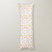 Coussins Longs Cute, poulpe caricaturale avec poisson (Dos (Vertical))