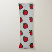 Coussins Longs Cute Red Cartoon (Devant (Vertical))