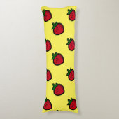 Coussins Longs Cute Red Cartoon (Devant (Vertical))