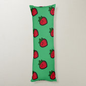 Coussins Longs Cute Red Cartoon (Dos (Vertical))