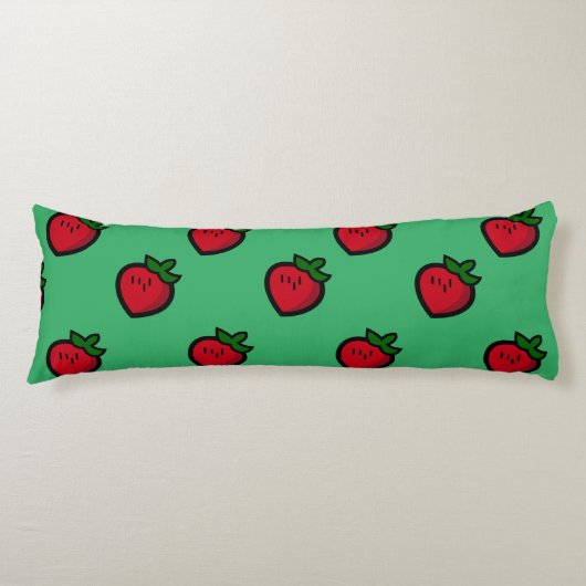 Coussins Longs Cute Red Cartoon (Devant)