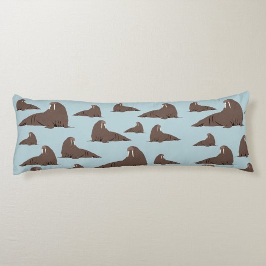 Coussins Longs Cute Walrus Motif (Dos)