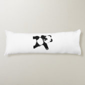 Coussins Longs Dabbing Panda, Funny Panda dab dance (Devant)