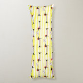 Coussins Longs Dachshund Wiener Dog Bonjour (Dos (Vertical))